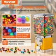 thumbnail image 5 of VEVOR Gumball Machine for Kids, 17"H Home Candy Vending Machine, PC Gumball Dispenser, Bubble Gum Machine for Game Stores, Coin Operated Gumball Bank, 5 of 9