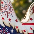 thumbnail image 6 of Patriotic Rooster Metal Yard Stake 11.8 Inch American Flag 2D Design Weather Resistant Outdoor Garden Decor for Fourth of July Lawn Patio, 6 of 8