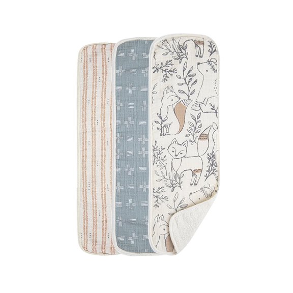 Crane Baby Burp Cloths 1 ea
