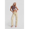 thumbnail image 2 of Blue White Women's Straight Leg Jeans, Ecru, Size 24, 2 of 4
