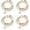 Beige 4Packs, variant on Anklets Bracelet For Women Colorful Stackable Anklet Boho Seashell Beaded Anklet Hawaii Summer Beach Surfer Anklets
