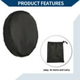 thumbnail image 4 of Funda para neumáticos Unique Bargains / Tela Oxford 210D duradera 86cm de ancho 66.5cm de altura para neumáticos de 56.35 a 65.8cm / 4Pcs negra, 4 of 7