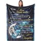 thumbnail image 1 of LHSHID Fathers Day for Mom Gifts Mom Presents Birthday Gifts for Mom Fathers Day Blanket for Mom from Daughter Throw Blanket for Mom 30x40in, 1 of 5