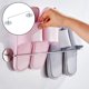 thumbnail image 1 of de material acero inoxidable para sandalias deslizantes, colgador de , soporte autoadhesivo para , estante de almacenamiento sobre la pu pequeño Macarena zapatero de pared, 1 of 7