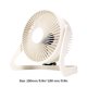 thumbnail image 4 of Ventilador enfriador de aire Ventilador de circulación USB para oficina/hogar/dormitorio (blanco 5 pulgadas), 4 of 8