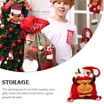 thumbnail image 3 of Bearachild Bolsa de regalo de Navidad Atmósferas Cordón decorativo Bolsa de dulces de Navidad Paquete de almacenamiento de pelusas Decoración Adorno de Kits de decoración para fiestas Bearachild HA069558-00B, 3 of 6