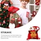 thumbnail image 5 of Kearding Bolsa de regalo de Navidad Atmósferas de fiesta Festival Cordón decorativo Bolsa de dulces de Navidad Paquete de almacenamiento de Año Nuevo Kits de decoración para fiestas, 5 of 6
