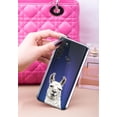 thumbnail image 3 of FINCIBO Soft TPU Clear Case Slim Protective Cover for Motorola Moto G Stylus 6.4" 2020, Animal Llama, 3 of 3