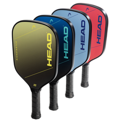 HEAD Kickstarter Pickleball Paddle - Beginner Friendly, Fiberglass Face, Elongated Shape, Blue