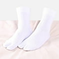 thumbnail image 6 of Elastic Cotton Tabi Socks 2 Toe Socks -Flops Socks Unisex White, 6 of 8