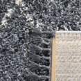 thumbnail image 6 of SAFAVIEH Pro Lux Ivy Geometric Fringe Shag Area Rug, Cream/Blue, 5' x 8', 6 of 9