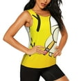 thumbnail image 2 of Lsque Sml Jeffy Printed Workout Tank Tops for Women, Athletic Sports Tank Tops, Compression Sleeveless Dry Fit Shirts,Sleeveless Yoga Shirt-XX-Large, 2 of 9