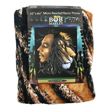 Bob Marley Lion 45x60 Fleece Throw Blanket Walmart Com