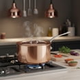 thumbnail image 5 of Mauviel M'3 S 3.4-Qt Copper Sauce Pan With Lid, Cast Stainless Steel Handle, 5 of 6