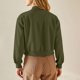 thumbnail image 4 of HongQid Women's Bomber Jackets Winter Trendy Varsity Jackets Shackets Button Down Cropped Coats with Pockets, 4 of 9
