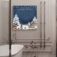 thumbnail image 5 of Christmas Wall Art - Merry Christmas Canvas Funny Leaping Prints,Framed Merry Christmas Wall Decorations Ready to Hang,Wall Decor for Bedroom Bathroom Kitchen,Christmas Gift,Home Decor,16"x16", 5 of 6