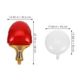 thumbnail image 2 of COOPHYA 9Pcs Table Tennis Decorations For Party Assorted Color Aluminum Foil Balloons For Sports Events Supplies, 2 of 7