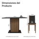 thumbnail image 4 of Juego de Comedor con Mesa y 4 Sillas Madesa Martina NM, 4 of 5