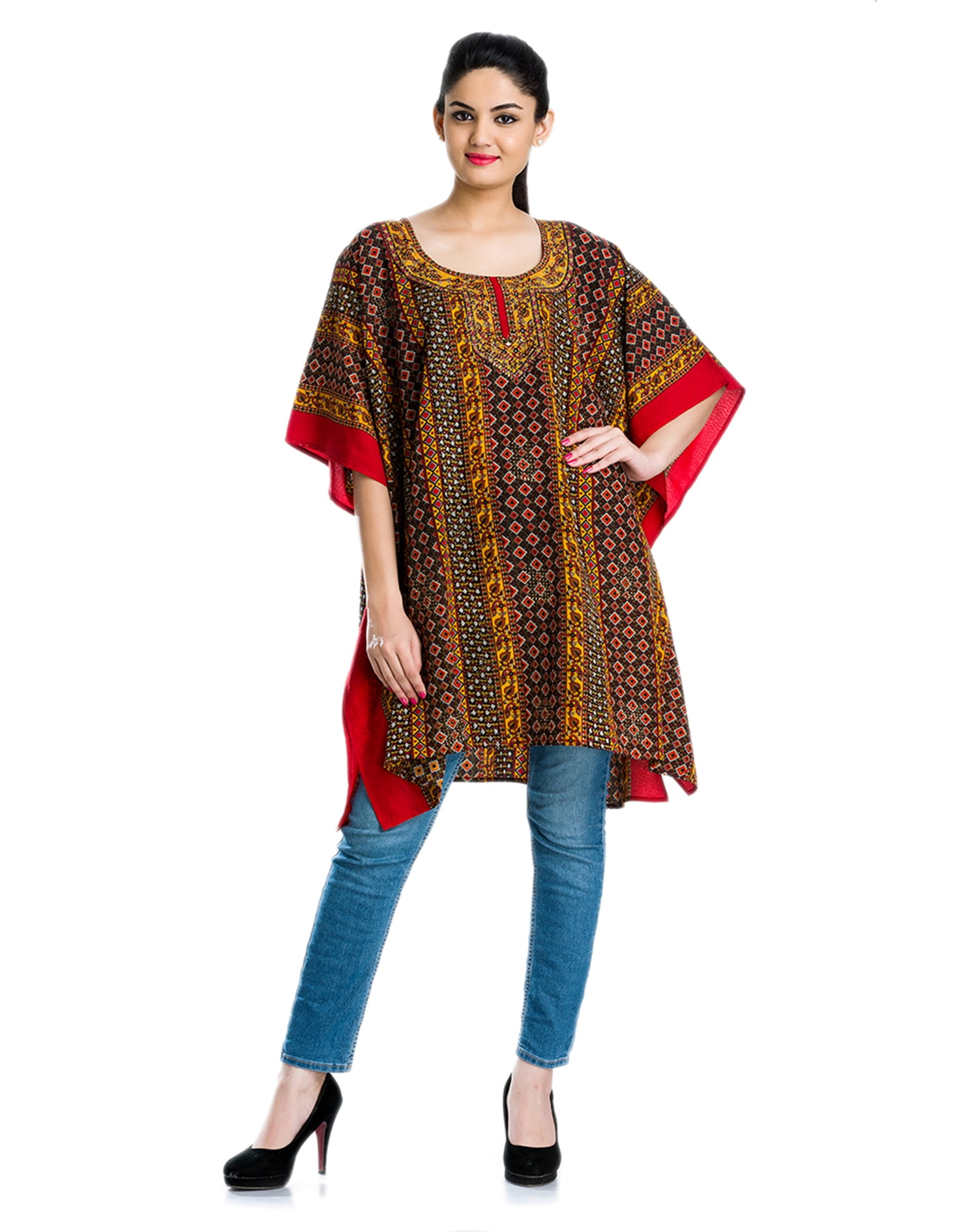 knee length kaftan dress