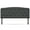 Dark Grey, variant on Topbuy Tufted Upholstered Full Size Headboard Adjustable Height Light Grey