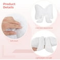 thumbnail image 3 of Bow Pillow,Bowknot Throw Pillow,Soft Plush Pillow,Decorative Pillows,Bow Shaped Pillow for Sofa Backrest Bed Couch Home Decor,1 Pc White,38*32cm (14.9*12.6inch),Topboutique, 3 of 6