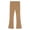 Khaki A, variant on Asxite Toddler Girls Casual Flared Leg Sweatpants Winter Pants Solid Fleece Lined 5-16 Y