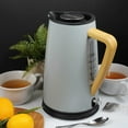 thumbnail image 4 of Chantal 1.8-Quart Oslo Ekettle Electric Water Kettle (Matte Fog Gray), 4 of 11