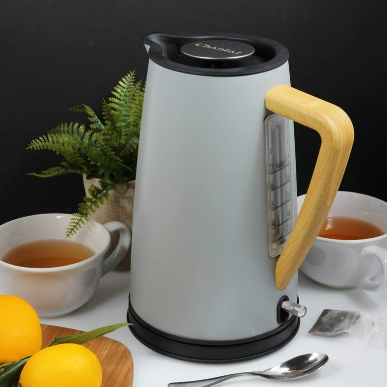 Chantal 1.8 qt. Oslo Ekettle Electric Water Kettle - Matte Fog Grey