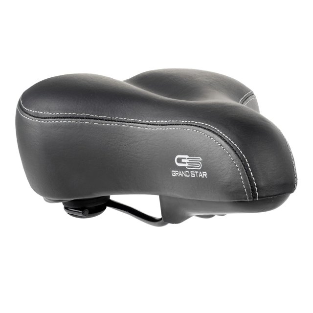 Asiento para bicicleta con resortes negro negro