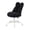 Black, variant on Ktaxon Teddy Fleece Office Chair, Rabbit Ear Vanity Chair with Adjustable Height, 360-Degree Swivel and Casters, Pink