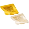 thumbnail image 1 of Inteprter 2 unids/set de colador de fregadero de esquina ahorrador de espacio de succión magnética equipado con Base giratoria Base de drenaje Cocina y Comedor amarillo+blanco, 1 of 6