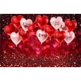 thumbnail image 4 of 10x8ft,Valentine Backdrop,Valentine's Day Photography Background,Heart Balloon Photo Backdrops for Party Decorations Birthday Banner, 4 of 4
