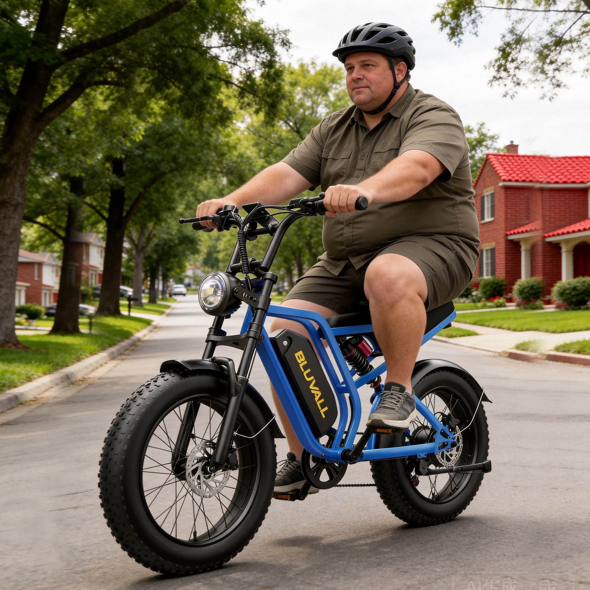 Peak 1500W  PRO Motor 52V 20AH Battery Electric Bike for adults Full Suspension 20"Fat Tire  off-road Moutain Bike
