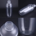 thumbnail image 3 of Zerodis Shaker Bottle, PC Resin Bar Shaker, For Bar Milk Tea Cocktail Drink, 3 of 8
