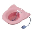 thumbnail image 2 of Sitz Bath Toilet Seat Commode Chair for Perineal Soaking Perineum Treatment Pink2, 2 of 8