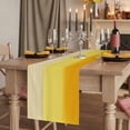 thumbnail image 2 of Table Runners 70 Inches Long Dress Scarves, Yellow Ombre Farmhouse Coffee/Dining/Kitchen Table Decor, Holiday Table Runner, Modern Abstract Art Abstract 13x70 Inch, 2 of 9