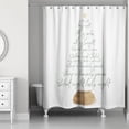thumbnail image 2 of Creative Products Silent Night Tree 71x74 Shower Curtain, 2 of 2