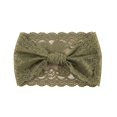 thumbnail image 3 of VV AVEORS Floral Lace Headband for Women Accessories Stretchy Vintage Lace Make Up Headband Hairband Army Green One Size, 3 of 6