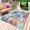 SkyBlue Pink Beige, variant on Sea Turtle Octopus Outdoor Rug 5x7 Ft - Reversible Patio Rug Outdoor Camping Rugs, Coastal Coral Summer Ocean Beige Washable Indoor Outdoor Area Rugs, Non-Slip Outdoor Carpet Runner for Deck/Porch