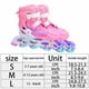 thumbnail image 3 of Zapatos de Patines 2 en 1 Sonducket rodillo ajustable Unisex interiores exteriores parque infantil patio de recreo entrenamiento de Pescar Rosa, 3 of 6