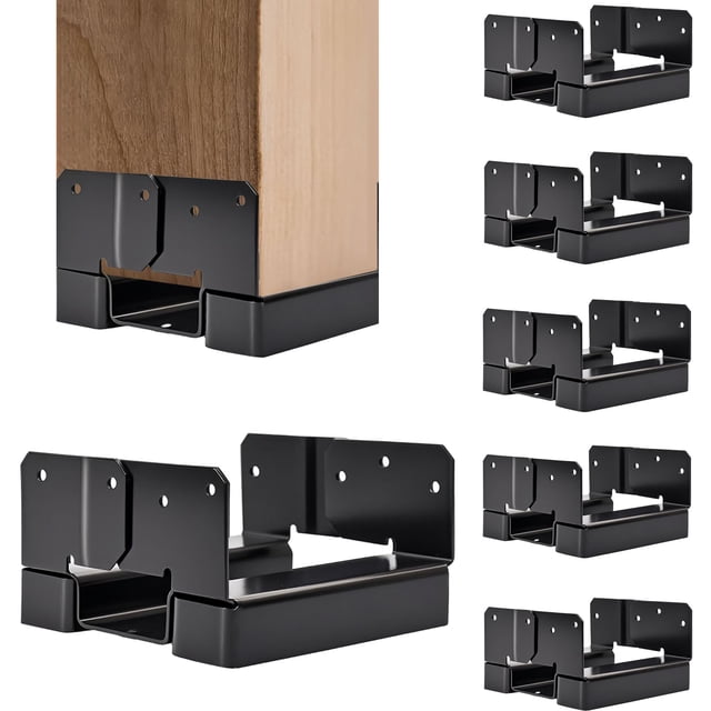 Anclaje para valla Post Base INCEPRIPARI, 6 x 6 unidades, metal pesado