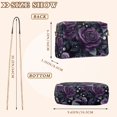 thumbnail image 4 of FORMRS Women Crossbody Purse with Chain Strap Vegan Leather Shoulder Handbag, Roses and Pearls, 4 of 7
