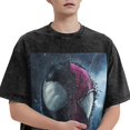 thumbnail image 3 of Spider-Man 230g Vintage Washed Drop Shoulder T-Shirt - Iron On, 3 of 7