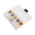 thumbnail image 2 of Boxed Earring Back Earring Backing Kit 550pcs Backs Ear Post 10 styles gold and silver, 2 of 8
