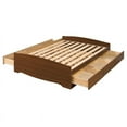 thumbnail image 1 of Prepac Lit Plateforme avec Rangement Monterey Cherry Grand, 1 of 5