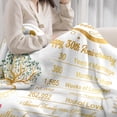 thumbnail image 4 of 30th Wedding Anniversary Blanket - 30 Years of Marriage Gifts for Couple, Best 30th Anniversary Wedding Gifts for Parents Friends Grandparents - Pearl Anniversary Decorations Throw Blanket Present, 4 of 5