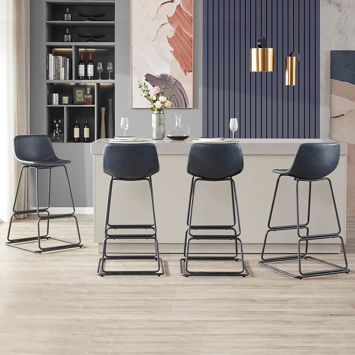 Counter Height General Stools General Stools Set of 2 Industrial