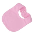 thumbnail image 1 of Soft Cotton Bib, Double Layer Baby Dribble Cloth Machine Washable Multifunctional With Snap Fastener For Infant Eating Yellow,Pink,Grey, 1 of 8