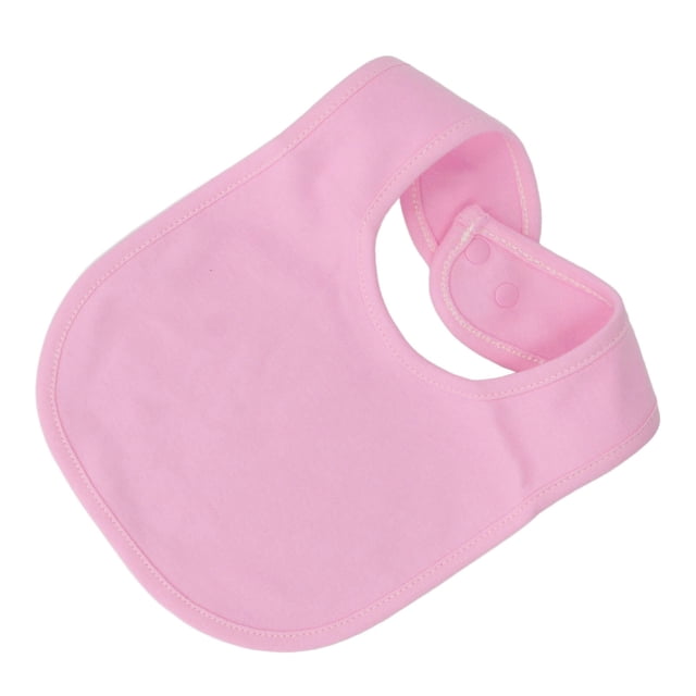 Soft Cotton Bib, Double Layer Baby Dribble Cloth Machine Washable Multifunctional With Snap Fastener For Infant Eating Yellow,Pink,Grey