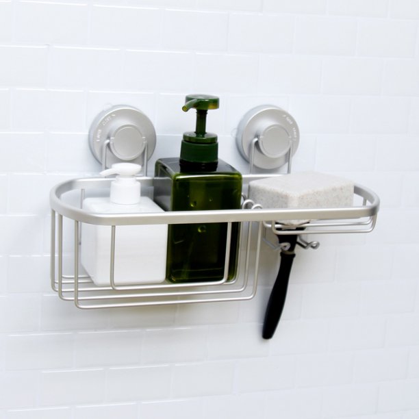 Inspired Living SHOWER CADDY EXTRA STRONG SUCTION CUP; RustProof